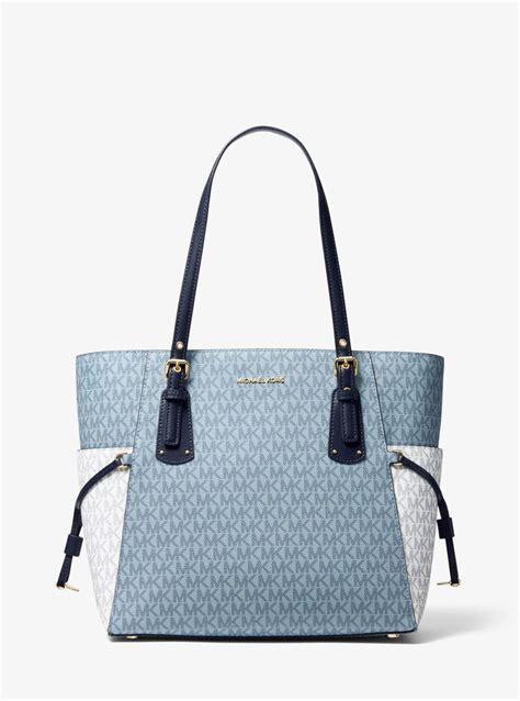 michael kors blue two tone bag|Michael Kors handbags medium tote.